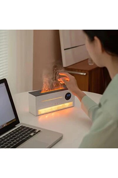 SMAYLİNG Ultrasonik Hava Nemlendirici Buhar Makinesi Ve Aroma Difüzörü Işıklı...