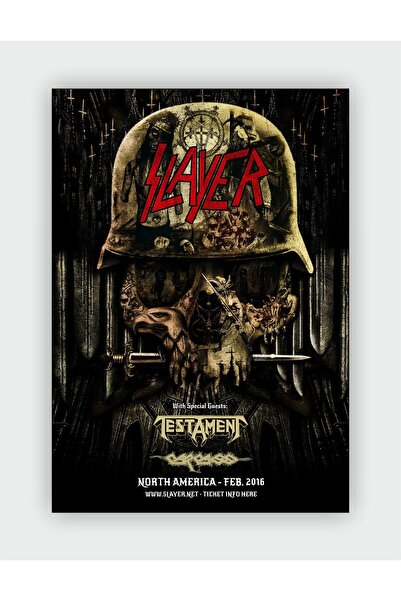 fırsatlar diyarı Slayer - Repentless North American Tour Rock Müzik Duvar Pos...