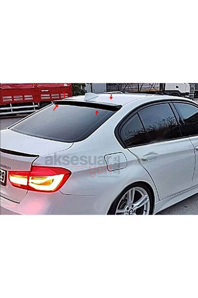 carlone BMW F30 Cam Üstü Spoiler - Piano Black-Parlak Siyah