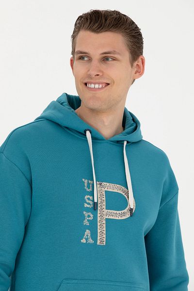 U.S. Polo Assn. Ανδρικό φούτερ βενζίνης 50270788-VR102