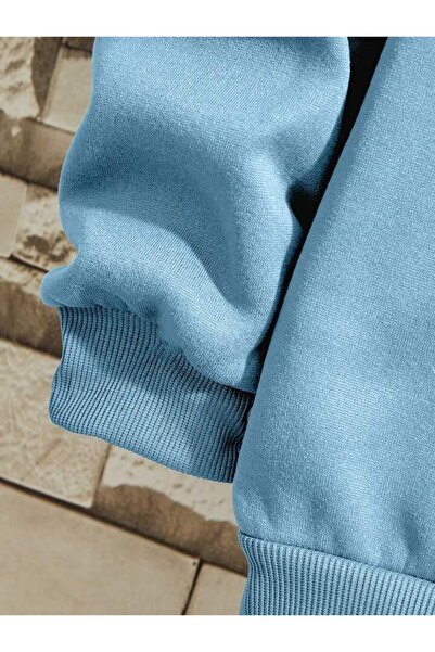 FAVORİST Brooklyn Minimal Text Printed Oversize Unisex (Φούτερ)