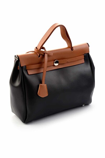 Bambi Siyah Taba   Kadın El Çantası C06486260209