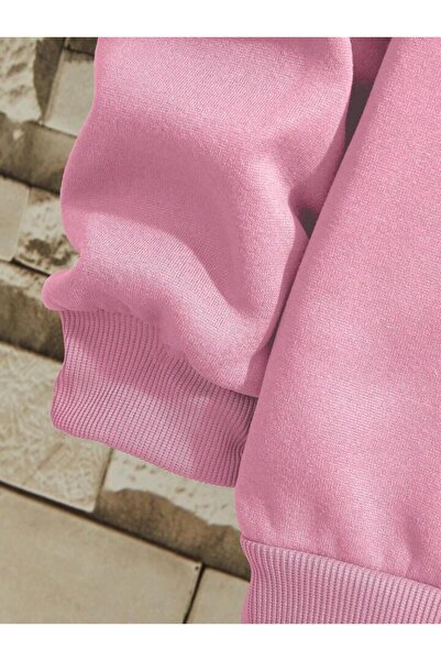 FAVORİST Brooklyn Minimal Text Printed Oversize Unisex (Φούτερ)