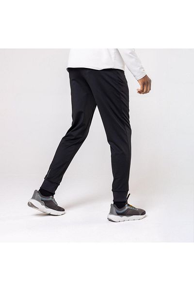 Decathlon Kiprun Run 100 Warm Men's Running Sweatpants - Μαύρο
