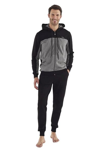 Mod Collection Zippered Hooded Winter Men's Tracksuit Set