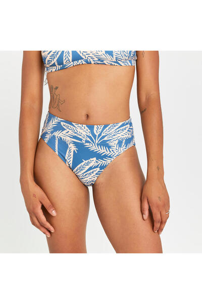 Decathlon Partea de jos a costumului de baie pentru femei cu talie înaltă - A...