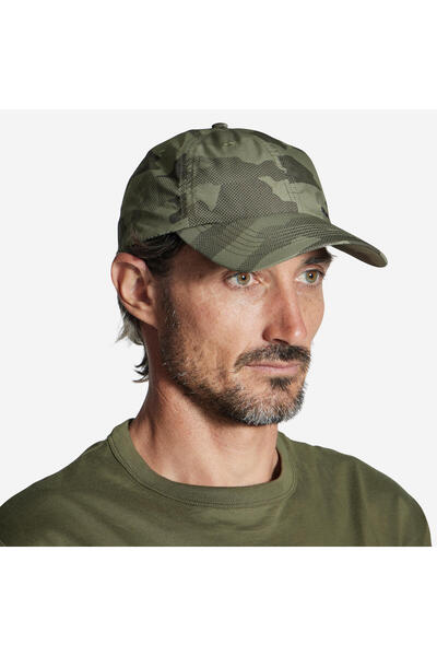 Decathlon Solognac Erkek Kamuflaj Kep Şapka - Yeşil - Avcılık ve Doğa Gözlemi...