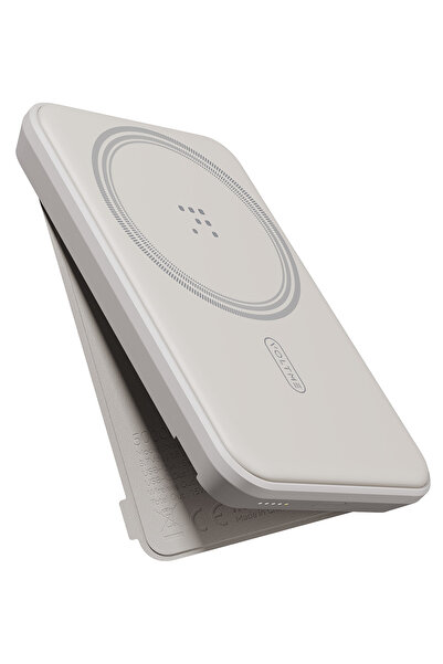 VOLTME Bej Magpak 5000mah Magsafe Kablosuz Powerbank- 22.5w