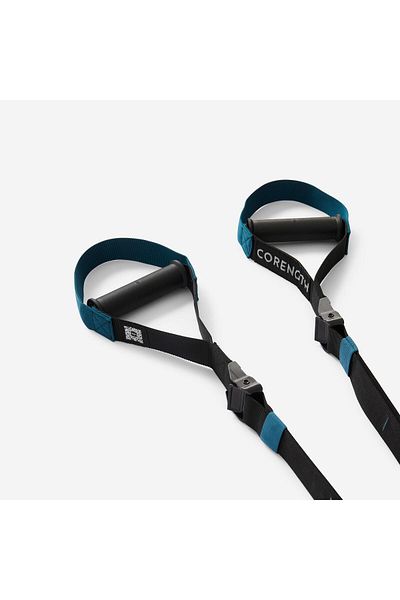 Decathlon Corength Pull Strap - Black/Blue