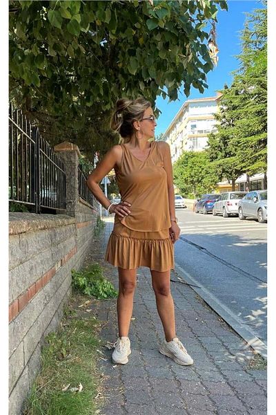 BEBE PLUS Pleated Elastic Waist Skirt