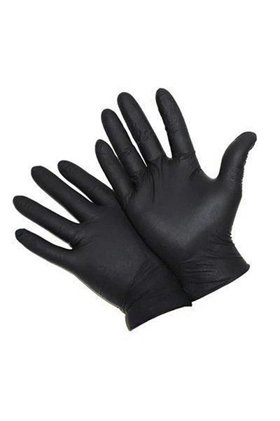 Has-Pet Haspet Black Nitrile Medium Tattoo Gloves – BOX