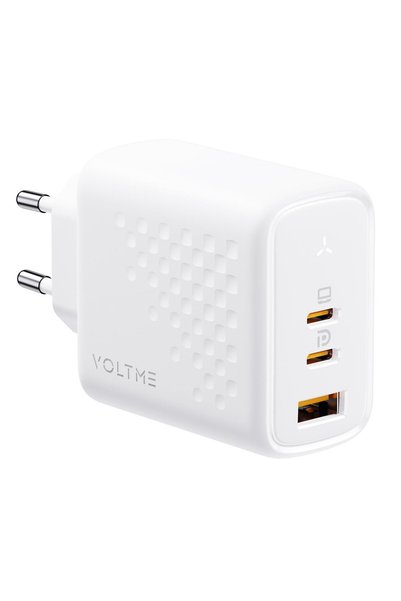 VOLTME V2024 Revo Beyaz 65w Cca Gan Şarj Aleti