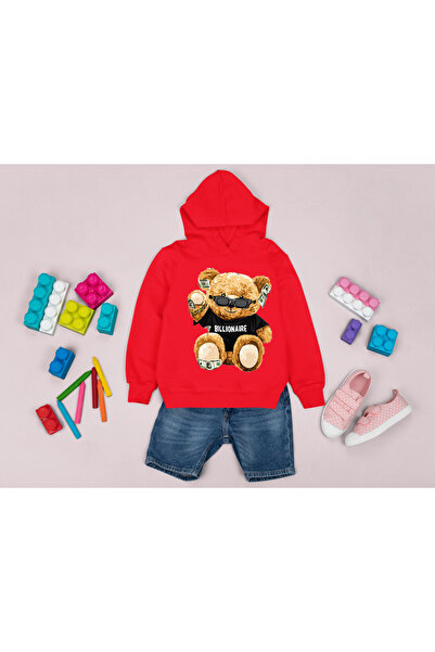 MAGORS Hanorac pentru copii cu 3 fire cu glugă și buzunar cu model Mi?lyoner ...