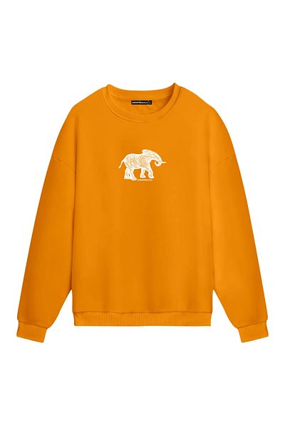 Mounte Bianca Унисекс суитшърт с качулка Elephant - Regular