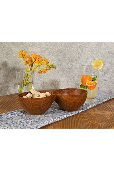 Madame Coco Oslo 19.8cm Two Compartment Snack Bowl