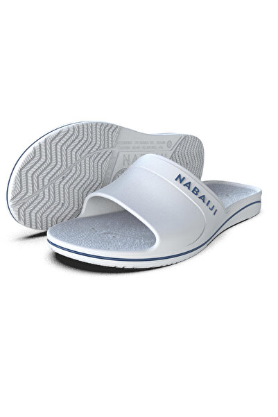 Decathlon Ανδρικές παντόφλες πισίνας NABAIJI - Λευκές - 100 Plus