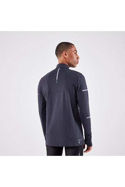 Decathlon Kiprun Men's Long Sleeve T-Shirt - Running - Black - Kiprun Run 900 Warm