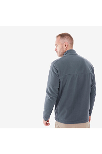 Decathlon Ανδρικό παλτό Quechua Outdoor Fleece - Γκρι - Mh 500