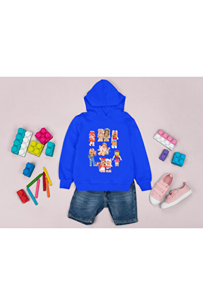 MAGORS Set de 3 hanorace pentru copii cu glugă și șnur cu personaje pentru fe...