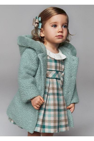 MAYORAL Baby Girl Fur Coat 2478 12/36 Months