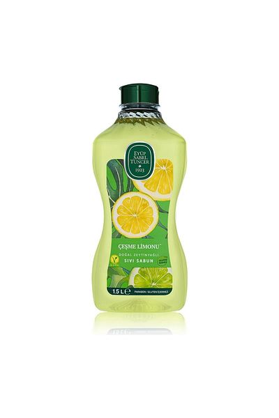 Eyüp Sabri Tuncer Çeşme Lemon Natural Olive Oil Liquid Soap 1.5 Lt