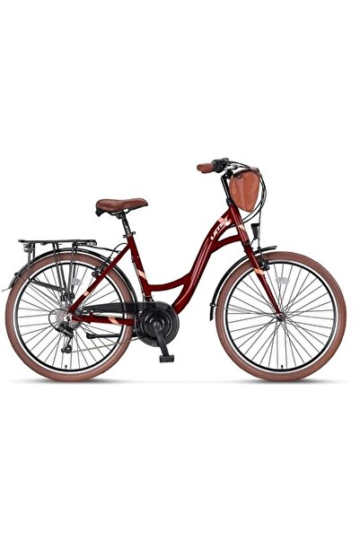 Ümit 2815 Valencıa L Kadın Şehir Bisikleti 430h V 28 Jant 21 Vites Bordo