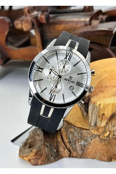 Reward Multi Function Silicone Cord Men's Wristwatch