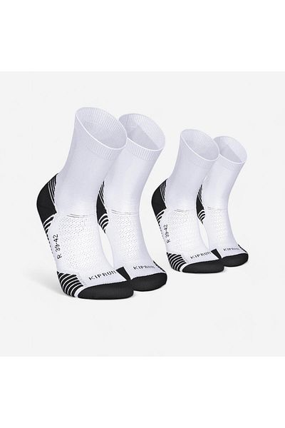 Decathlon Kiprun Adult 2-Piece Thin Medium Size Sports Socks Run500 - Running