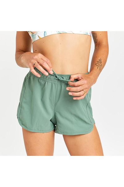 Decathlon Olaian Γυναικείο κοντό μαγιό/σορτς - Χακί - Τίνι