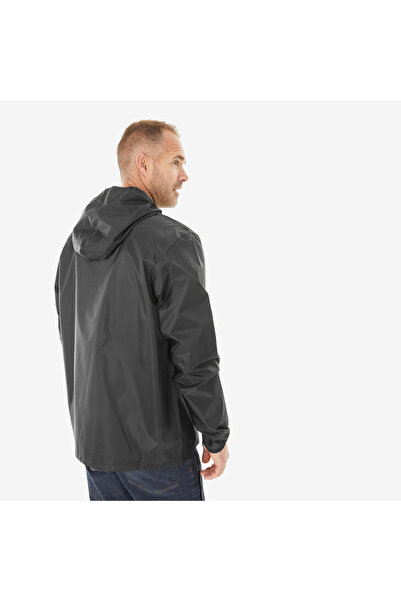 Decathlon Quechua Erkek Outdoor Yağmurluk - Siyah - Raincut