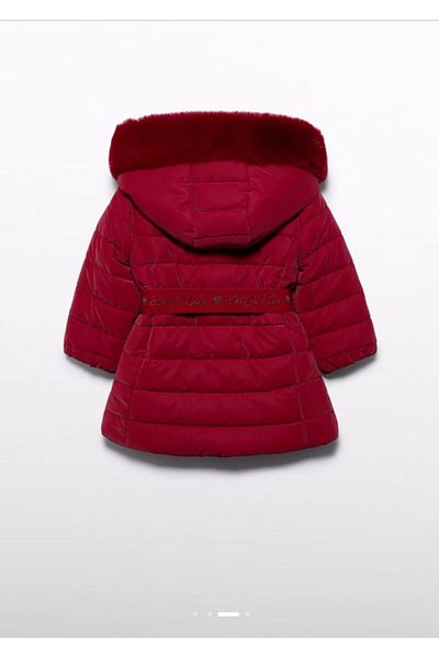 Abel & Lula Claret Red Coat for Girl