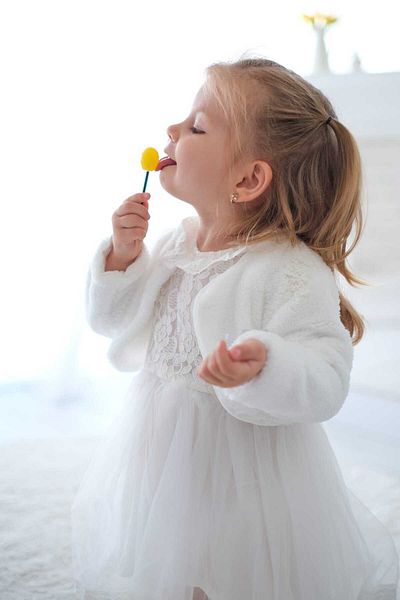 aysskids Νυφικό Lily Bolero Princess Tutu Παιδικό Φόρεμα για την ημέρα των γιορτών