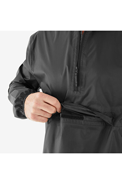 Decathlon Quechua Erkek Outdoor Yağmurluk - Siyah - Raincut