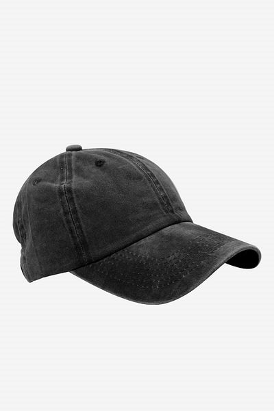 Külah Antique Textured Cotton Cap - Black