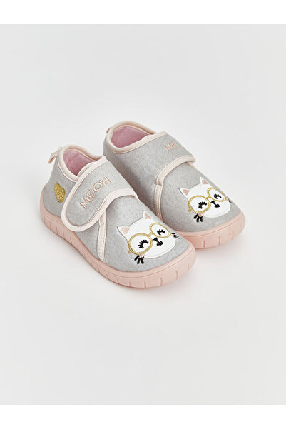 LC Waikiki LCW Kız Bebek  Kedi Nakışlı Panduf