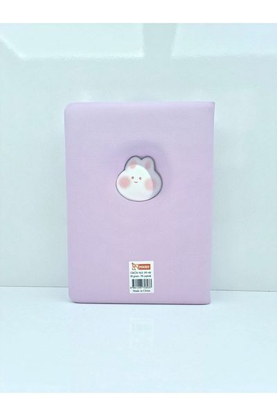 EyER Shoping Blocnotes pufos 3D în relief 12*18 96yp Violet