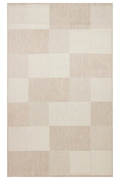 Eko Halı MONO MNO 01 BEIGE Hav Toz Vermez Kaymaz Tabanlı İnce Halı