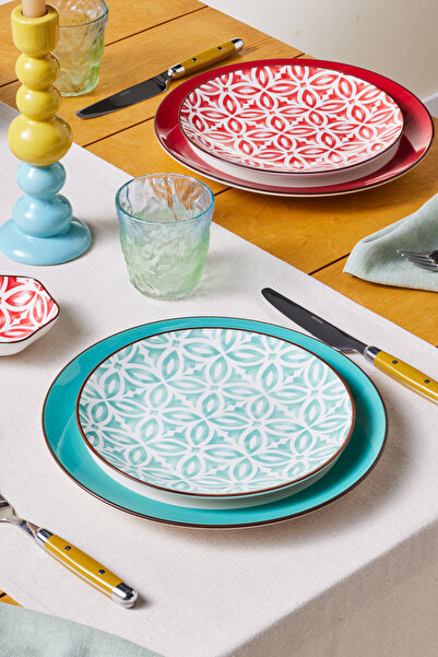 Karaca Jofy Pasta Tabağı 20 Cm Yeşil