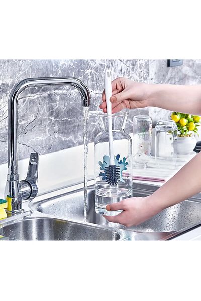 LiderGlobal Bottle & Bottle Cleaning Brush Silicone Royaleks-FR-401