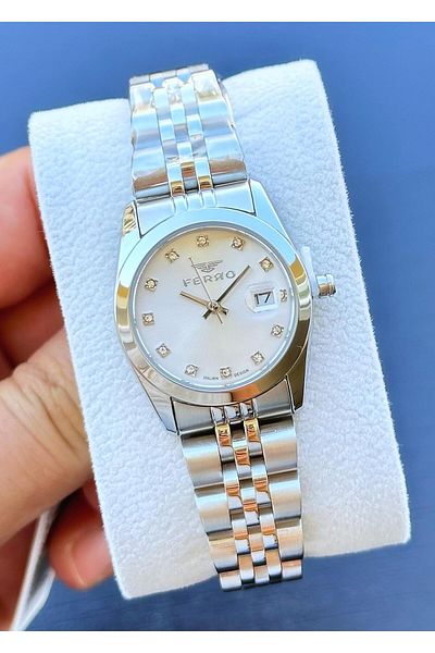 FERRO Waterproof Steel Cord Women's Wristwatch