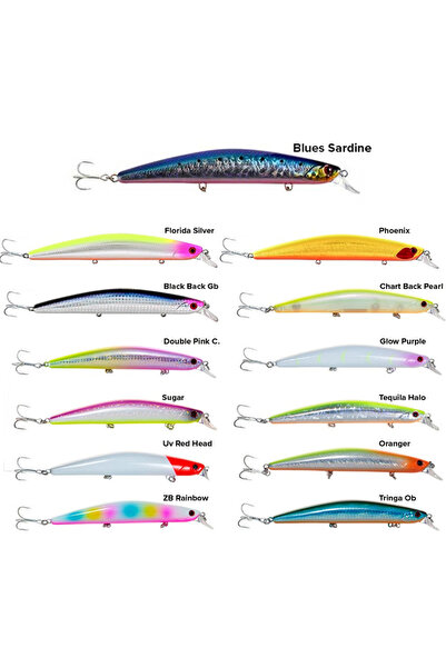 Fujin Z-bass Minnow 125f 12.5 cm 21 gr Maket Yem
