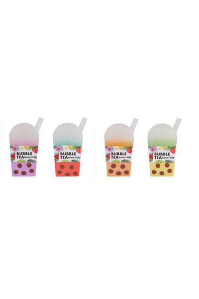 Adel Bubble Tea Colorful Eraser - 4 Τεμάχια