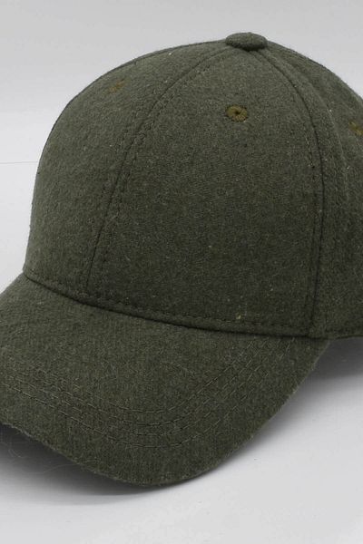 Külah Women's Khaki Wool Winter Baseball Cap Hat