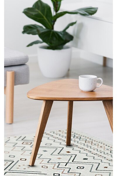 Eko Halı ARYA AR 05 BEIGE BLUE Yıkanabilir Çift Taraflı Modern Desenli Dokuma...