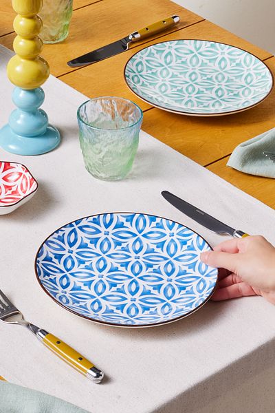 Karaca Blue Jofy Cake Plate 20 cm