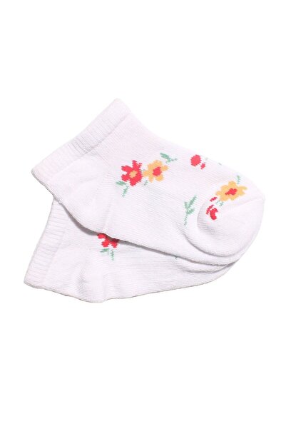 bebegen Дівчачі шкарпетки з білим квітковим візерунком