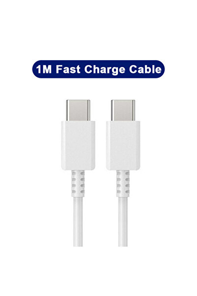 Mmctech Samsung Galaxy  Uyumlu  45w Type-c Girişli Hızlı Şarj Aleti Adaptör 45 Watt Set