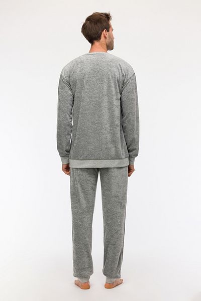 Woody Ανδρικές πιτζάμες Qrm - 128-Grey Melange