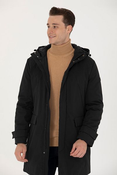 U.S. Polo Assn. Men's Black Coat 50270657 -Vr046