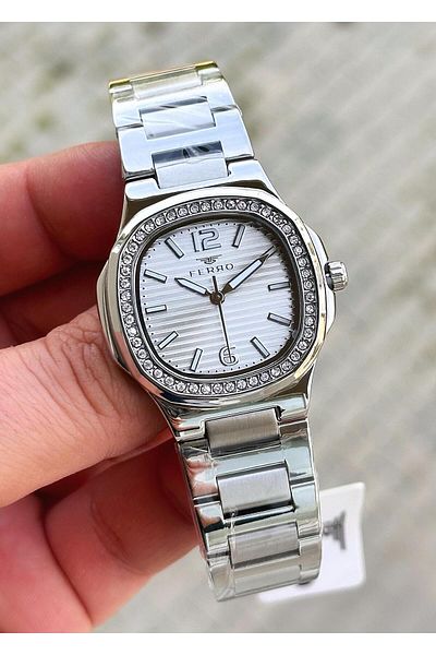 FERRO Waterproof Steel Case Steel Cord Women's Wristwatch